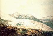 Pars, William The Rhone Glacier and the Source of the Rhone painting